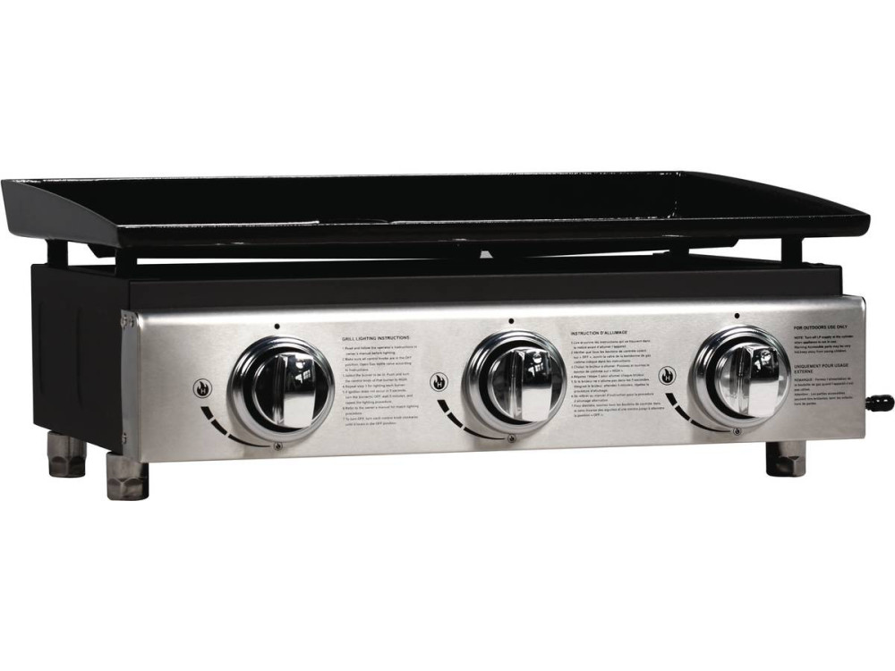 Plancha "Presto 3" - 3 fornelli - 7.5kW - Grigio