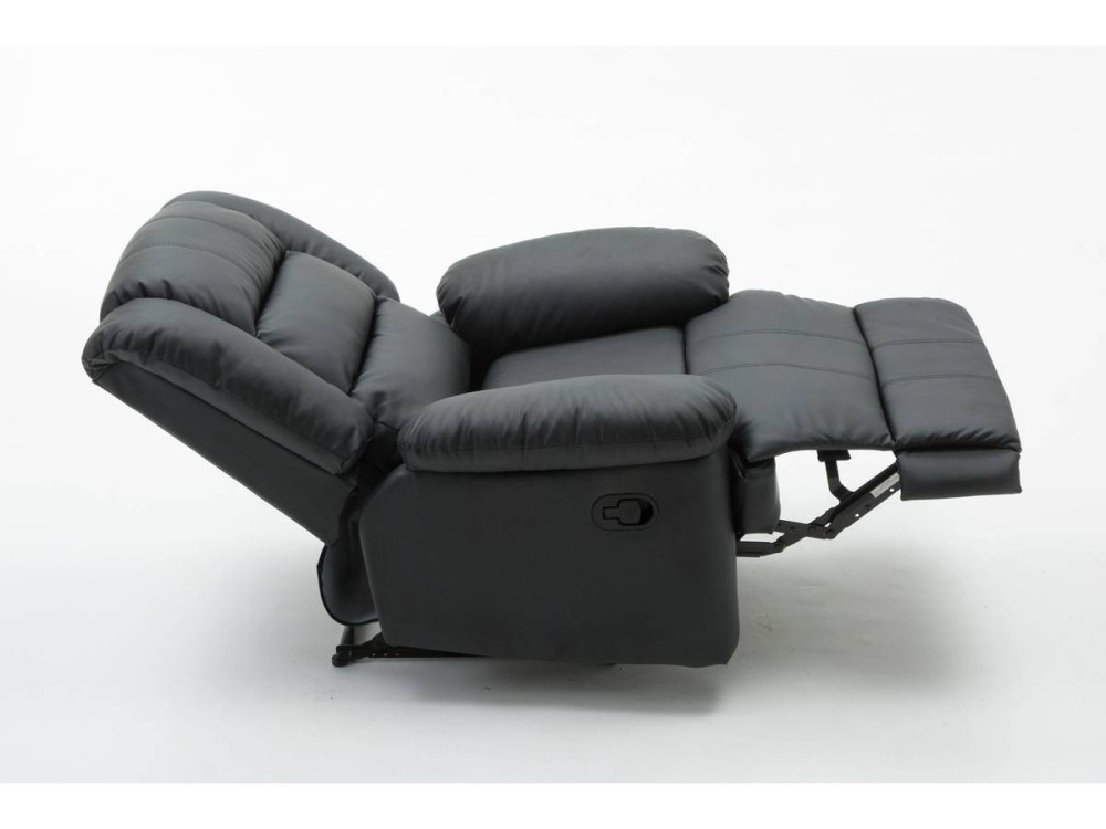 Poltrona relax "Buckingham" - Nera