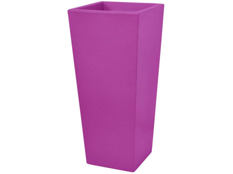 Vaso da fiori "Carreo" - 38,5 x 38,5 x h.85 cm - Magenta