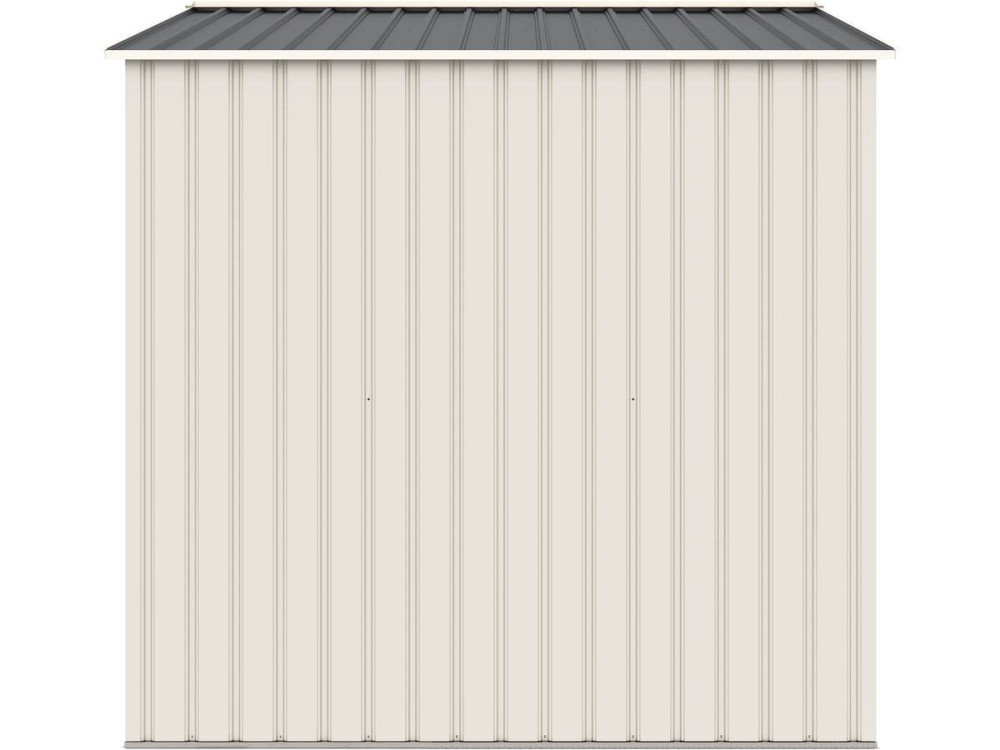 Casetta da giardino in metallo "Nebraska" - 5,30 m² - Beige/Grigio antracite