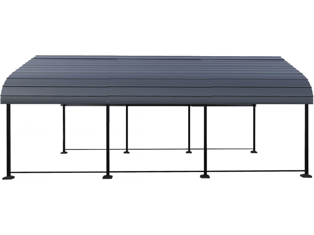 Pensilina in metallo "Phoenix" - 13,5 m² - Grigio