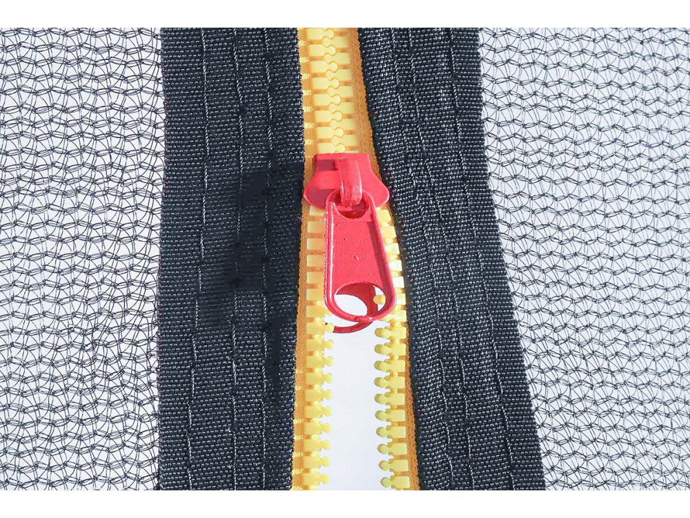 Trampolino con rete interna e canestro "jumper" Ø4,25 m - Grigio