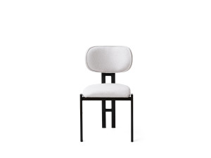 Set di sedie in metallo "Muriz" (2 pezzi) - Bianco sporco
