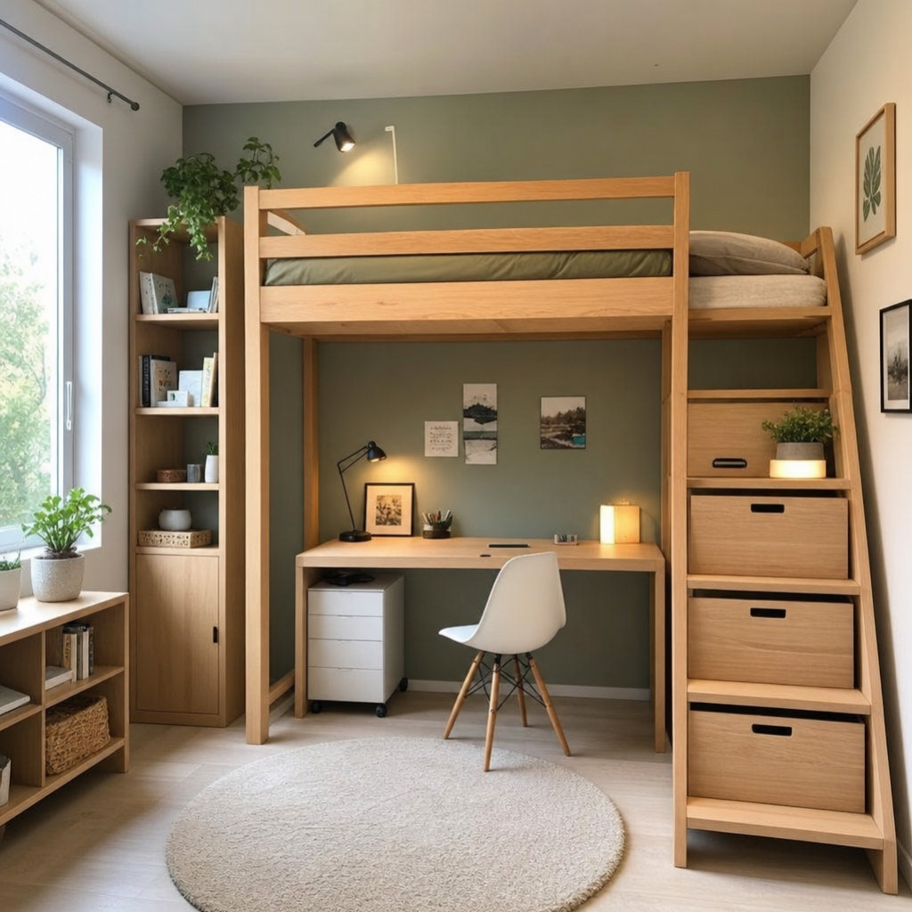 Il letto a soppalco in legno: la soluzione ingegnosa per sfruttare al meglio uno